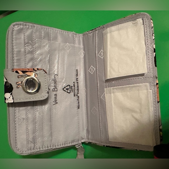 NWT Vera Bradley Small Vera Zip Tote and Turnlock Wallet Best In Show Dogs - Picture 7 of 9